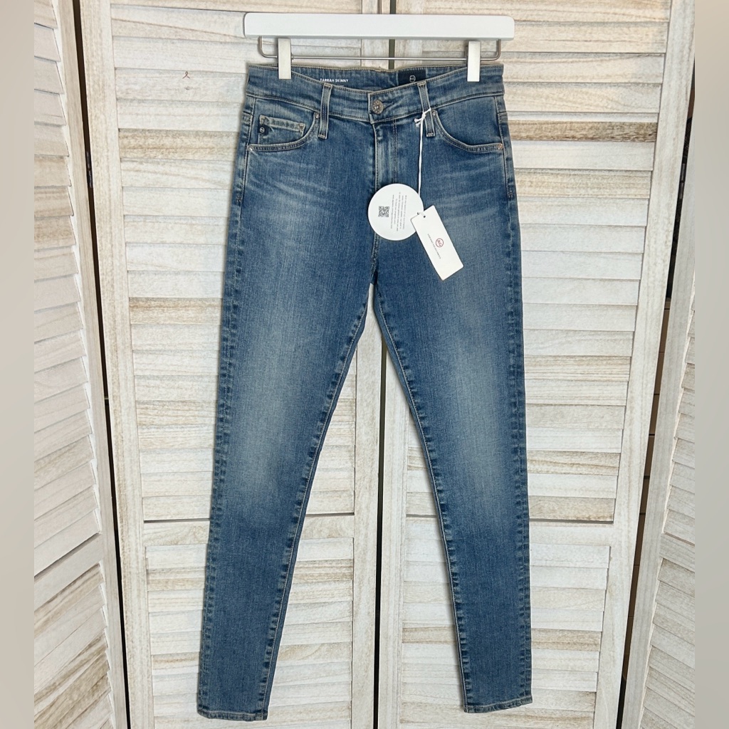 Nwt Ag Adriano Goldschmied Farrah High-Rise Skinny Jeans. Size 25
